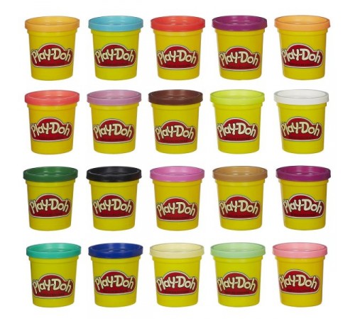 play-doh a7924 Набор пластилина (20 баночек)