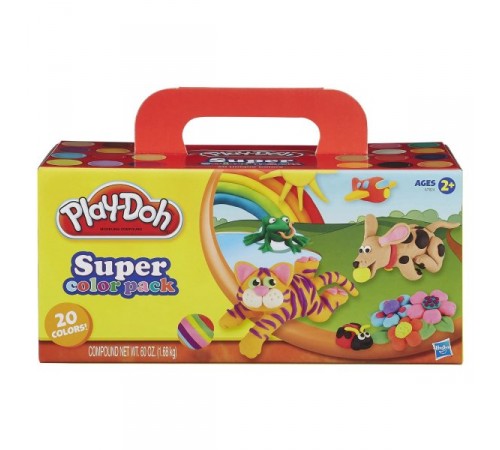 play-doh a7924 Набор пластилина (20 баночек)