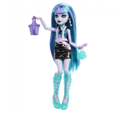 monster high hnf82 setul surpriză "secretele teribile ale lui twyla" din seria "neon and peerless"