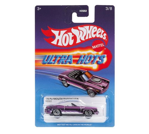 hot wheels hdg52 Базовый ретро-автомобиль "ultra hots" (в асс.)