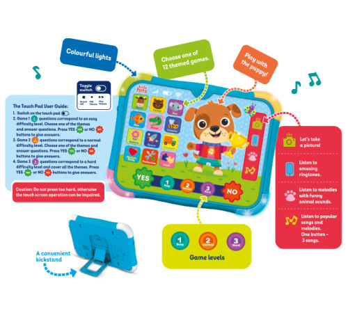 kids hits kh02/001 tabletă "smart puppy"