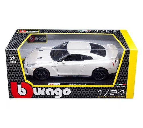 bburago 18-21082 masina model "nissan gt-r" (1:24) in sort.