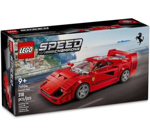 lego speed champions 76934 Конструктор "Суперкар ferrari f40" (318 дет.)