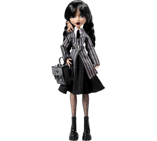  monster high wednesday hxj04 păpușă de colecție "wednesday addams" în forma "nevermore academy"