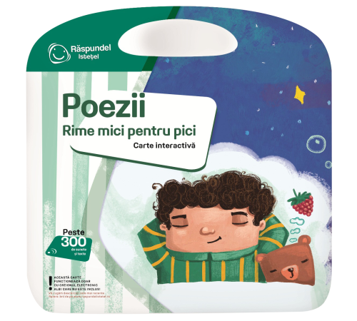 raspundel istetel 86332 carte interactivă "poezii - rime mici pentru pici" (ro)