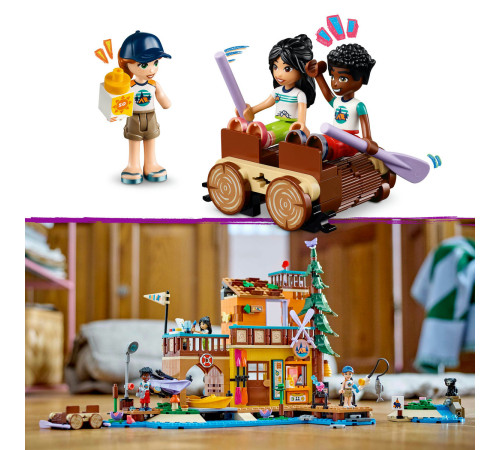 lego friends 42626 Конструктор "Лагерь приключений, водные виды спорта" (628 дет.)