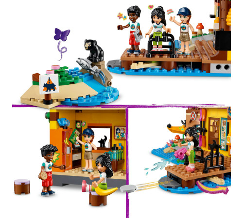 lego friends 42626 Конструктор "Лагерь приключений, водные виды спорта" (628 дет.)