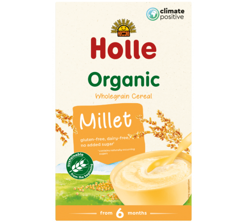 holle organic Набор пшенная каша + каша спельтовая (6 м +) 2х150 гр.