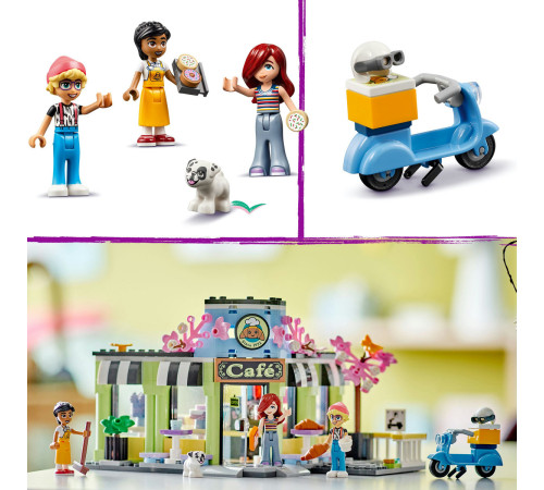 lego friends 42618 constructor "cafenea din orasul heartlake" (426 el.)