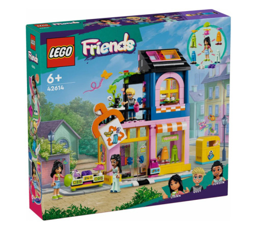 lego friends 42614 constructor "magazin de moda vintage" (409 el.)