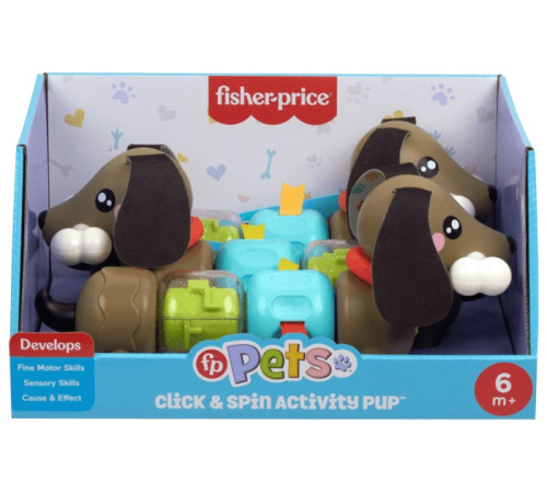 Детский магазин в Кишиневе в Молдове fisher-price htw91 Развивающая сенсорная игрушка "Такса"