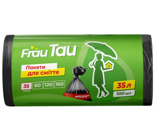 Бытовая химия в Молдове frau tau ft.71.3 Пакеты для мусора (35 л) 100 шт. 508190