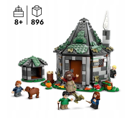 lego harry potter 76428 constructor "coliba lui hagrid: o vizita neasteptata" (896 el.)