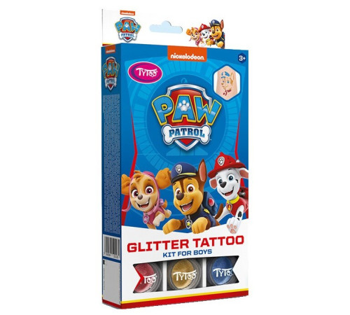  tytoo kkctp2310027 set tatuaje temporare cu sclipici "paw patrol"