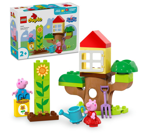 lego duplo 10431 constructor "peppa pig garden and tree house" (1716 el.)