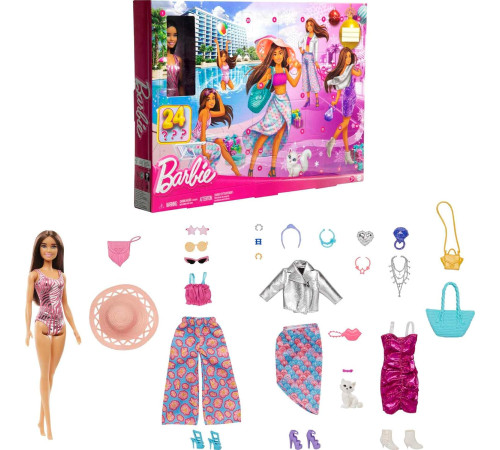 barbie hkb09 calendarul de advent "barbie fashionista"