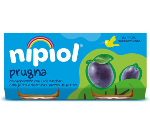 nipiol piure din prune 2x80 gr. (4 luni+)