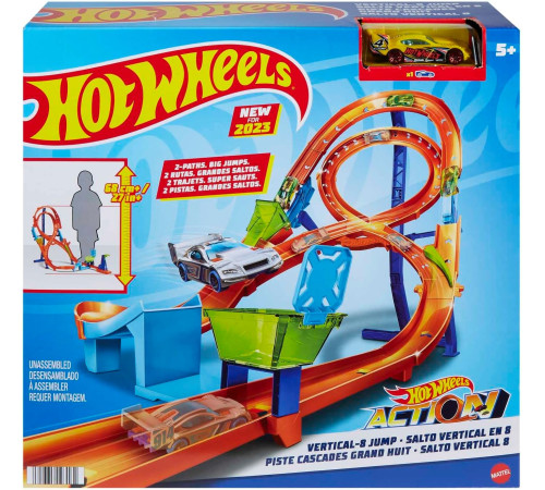  hot wheels hmb15 pistă "action vertical 8-track set"