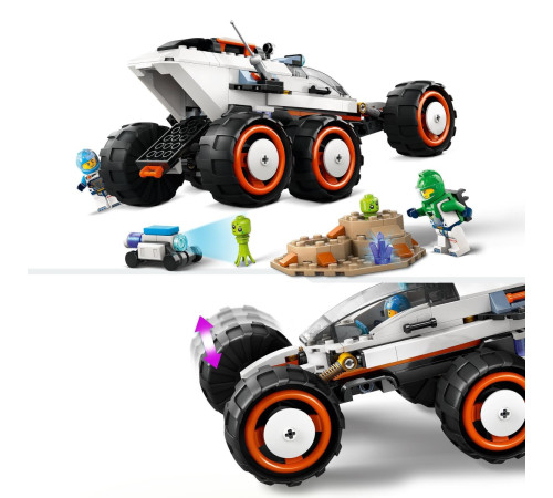 lego city 60431 constructor "rover de explorare spatiala si viata extraterestra" (311 el.)