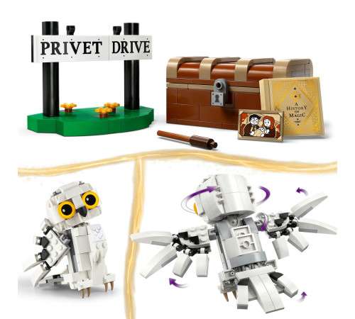 lego harry potter 76425 constructor "hedwig pe privet drive nr. 4" (337 el.)