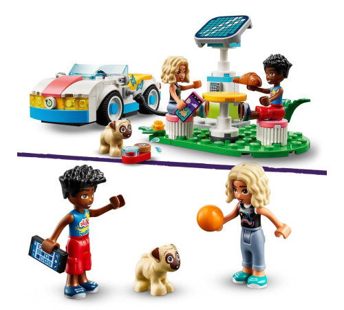 lego friends 42609 constructor "masina electrica si incarcator" (170 el.)