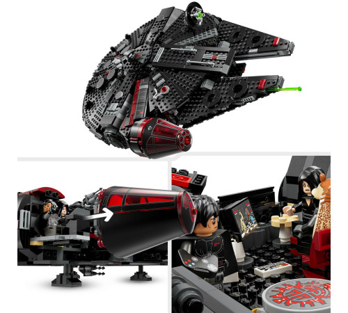 lego star wars 75389 constructor "falcon intunecat" (1579 el.)