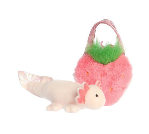 aurora fancy pals 220206c axolotl de pluș într-o pungă (20 cm)