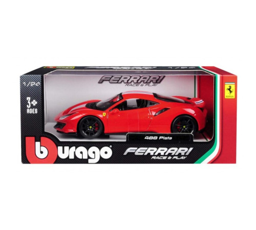 bburago 18-26026 Модель автомобиля "ferarri 488 pista" (1:24)