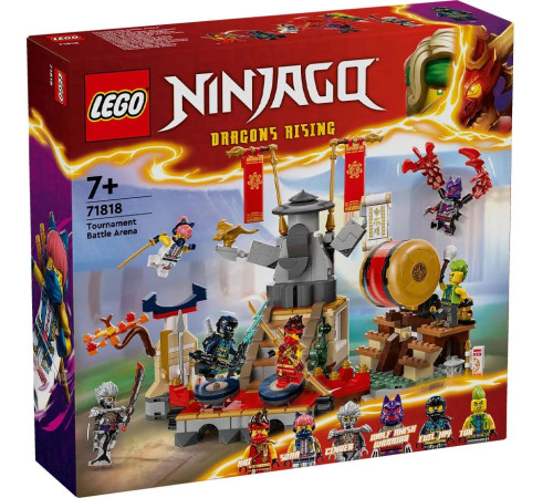  lego ninjago 71818 constructor "arena de lupta de la turneu" (659 el.)