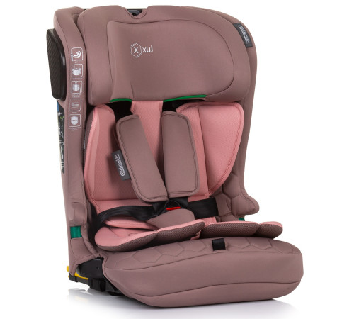 Scaune auto si accesorii in Moldova chipolino scaun auto i-size с isofix "lux Х" stklx0245fl (76-150 cm.) flamingo