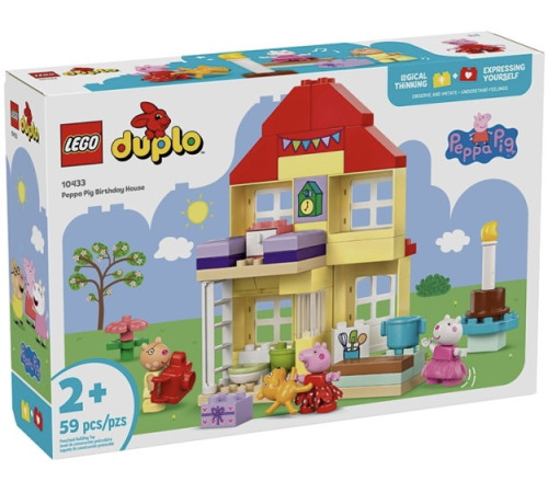 lego duplo 10433 Конструктор "День рождения Свинки Пеппы" (59 дет.)