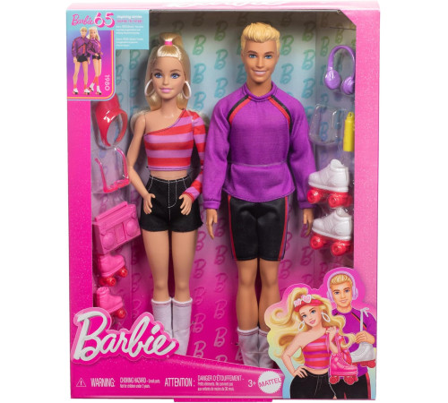 barbie hxk90 set de păpuși "barbie și ken" cu accesorii