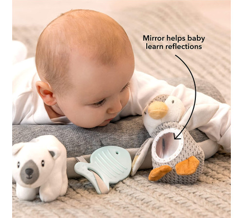 nuby id99619 Подушка игровая "little penguin" (0 м+)