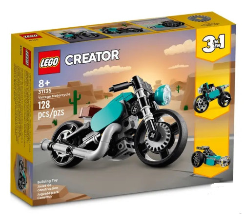  lego creator 31135 Конструктор "Винтажный мотоцикл" (128 дет.)