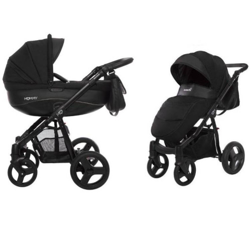 babyactive cărucior 2 în 1 mommy classic black magic