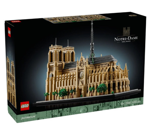 lego architecture 21061 constructor "notre-dame de paris" (4383 el.)