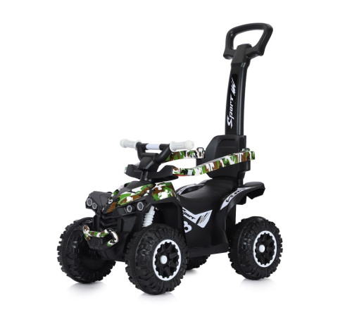 chipolino mașină cu mâner  atv rocahc02307wg alb\verde