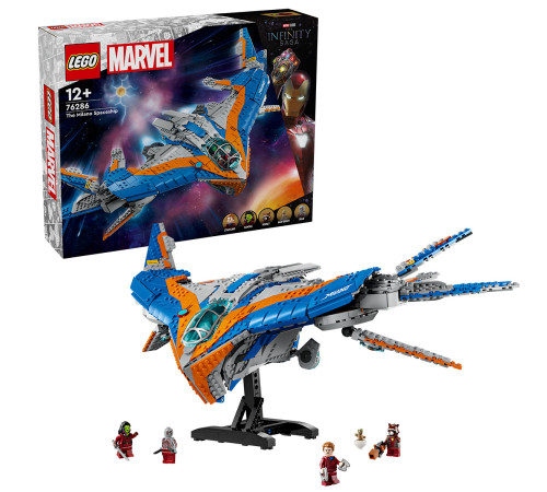 lego marvel 76286 constructor "gardienii galaxiei: milano" (2090 el.)