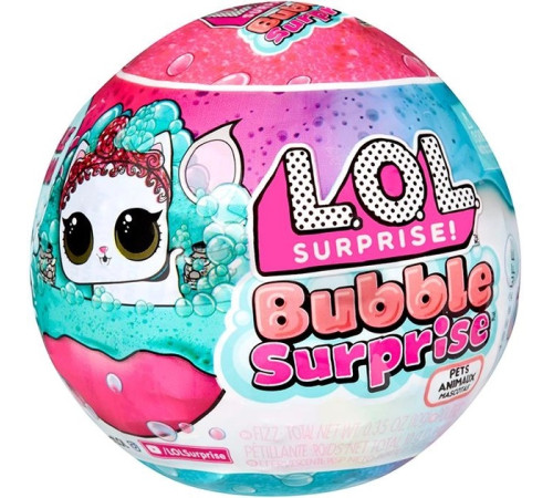  l.o.l. 119784 Игровой набор с куклой l.o.l. surprise ! color change bubble surprise s3 "Любимец"