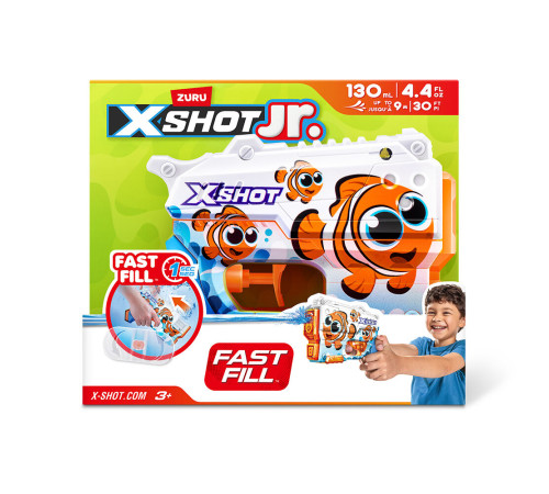 zuru 118143 Водяной бластер "fast fill  x-shot" в асс.