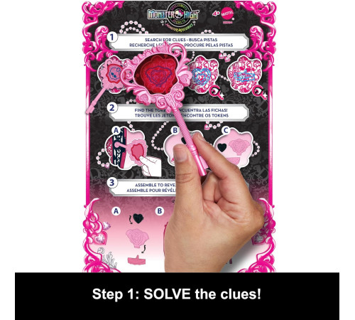 monster high hxh84 setul de joc surpriză mysteries "secretele lui draculaura"