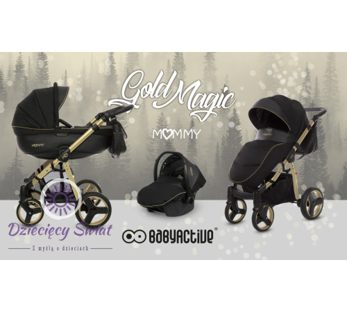 babyactive cărucior 2 în 1 mommy gold magic 14