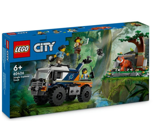  lego city 60426 constructor "camionul off-road al unui explorator al junglei" (314 el.)