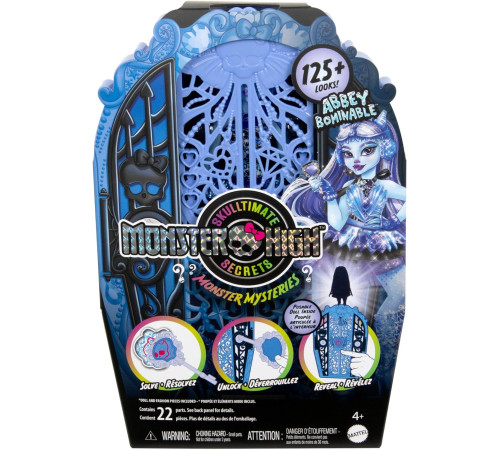 monster high hxh87 setul de joc surpriză mysteries "secretele lui abby"