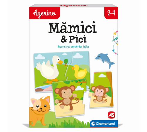 as kids 1024-50845 Развивающая игра agerino "Мамочки и малыши" (рум.)