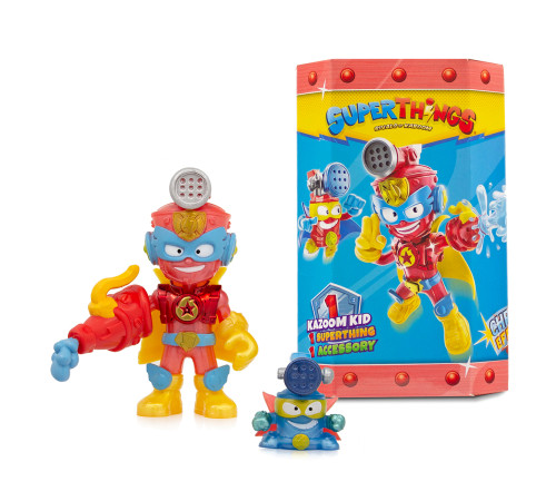 superthings pst10d066in00 figurina cu accesoriu kazum kids seria rescue force (in sort.)