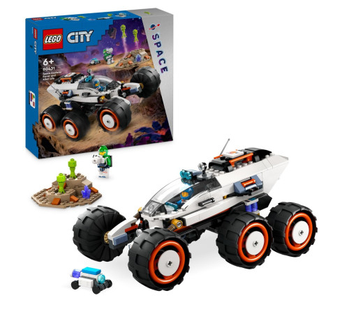 lego city 60431 Конструктор "Космический вездеход и внеземная жизнь" (311 дет.)