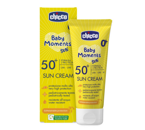 chicco cremă de protecție solară spf50+ (75 ml)