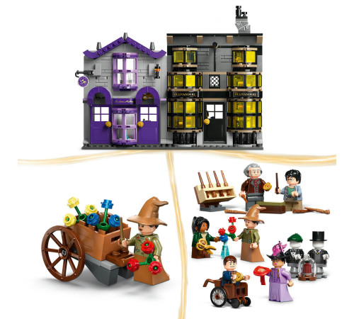 lego harry potte 76439 constructor "ollivanders and madam malkin`s robes" (744 el.)