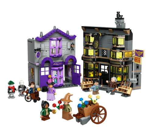 lego harry potte 76439 constructor "ollivanders and madam malkin`s robes" (744 el.)